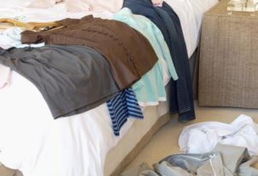 Cluttered room